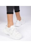 Balti Sneakers Stiliaus Stilingi Ant Masyvaus Pado Lukaro