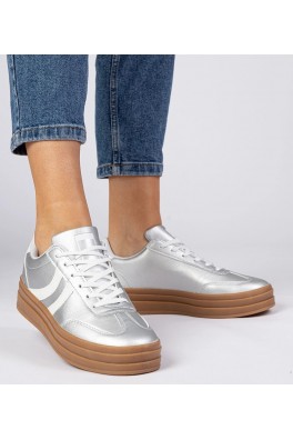 Sidabriniai Sneakers Stiliaus Sportinio stiliaus Moteriški Sportinio stiliaus Ant Platformos Melly