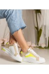 Balti Sneakers Stiliaus Moteriški Su dodatkiem brokatu i panterki Wellos