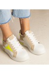 Balti Sneakers Stiliaus Moteriški Su dodatkiem brokatu i panterki Wellos