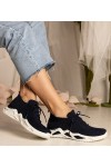 Mėlynos Spalvos Sneakers Stiliaus Moteriški Su skarpetkową Auliuku Miyana