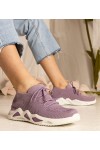 Violetinės spalvos moteriški sportbačiai su kojinėmis Miyana