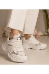 Balti Sneakers Stiliaus Moteriški Sportinio stiliaus Su Blizgučiais Maleda
