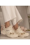 Smėlio Spalvos Sneakers Stiliaus Moteriški Sportinio stiliaus Su Blizgučiais Maleda