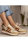 Smėlio Spalvos Sneakers Stiliaus Moteriški Sportinio stiliaus Marena Smėlio Spalvos Sneakers Stiliaus Moteriški Sportinio stiliaus Marena