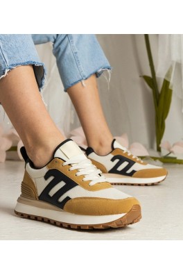 Rudos Spalvos Sneakers Stiliaus Moteriški Sportinio stiliaus Marena