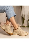 Smėlio Spalvos Sneakers Stiliaus Moteriški Sportinio stiliaus Maurita