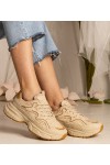 Smėlio Spalvos Sneakers Stiliaus Moteriški Sportinio stiliaus Maurita