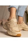 Smėlio Spalvos Sneakers Stiliaus Moteriški Sportinio stiliaus Maurita