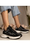 Juodi Sneakers Stiliaus Moteriški Sportinio stiliaus Maurita
