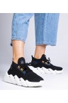 Juodi Sportinio stiliaus Sneakers Stiliaus Ant Masyvaus Pado Sally Juodi Sportinio stiliaus Sneakers Stiliaus Ant Masyvaus Pado Sally