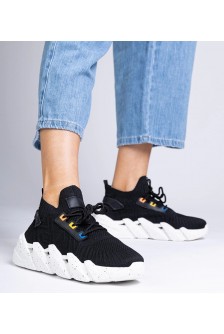 Juodi Sportinio stiliaus Sneakers Stiliaus Ant Masyvaus Pado Sally