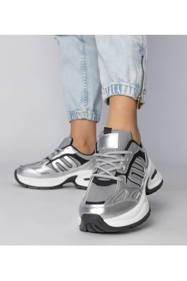 Sidabriniai Sneakers Stiliaus Sportinio stiliaus Ant Masyvaus Pado Aries