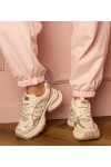 Smėlio Spalvos Sneakers Stiliaus Sportinio stiliaus Ant Masyvaus Pado Aries Smėlio Spalvos Sneakers Stiliaus Sportinio stiliaus Ant Masyvaus Pado Aries