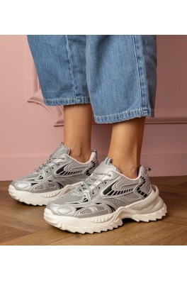 Sidabriniai Sneakers Stiliaus Sportinio stiliaus Ant stylowej Pado Carina