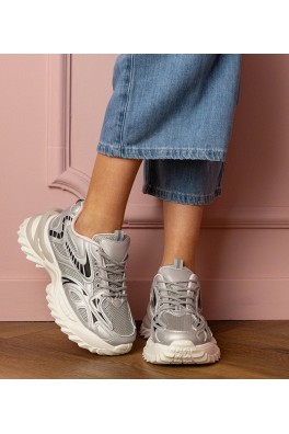 Sidabriniai Sneakers Stiliaus Sportinio stiliaus Ant stylowej Pado Carina