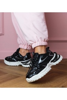 Juodi Sneakers Stiliaus Sportinio stiliaus Ant stylowej Pado Carina