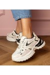 Smėlio Spalvos Sneakers Stiliaus Sportinio stiliaus Ant stylowej Pado Carina