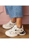 Smėlio Spalvos Sneakers Stiliaus Sportinio stiliaus Ant stylowej Pado Carina