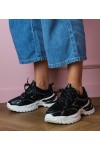 Juodi Sneakers Stiliaus Sportinio stiliaus Ant Grubaus Pado Lirana Juodi Sneakers Stiliaus Sportinio stiliaus Ant Grubaus Pado Lirana