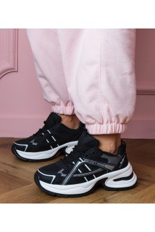 Juodi Sneakers Stiliaus Sportinio stiliaus Ant Masyvaus Pado Manora