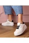 Smėlio Spalvos Sneakers Stiliaus Sportinio stiliaus Ant platfotmie Luneta