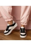 Juodi Sneakers Stiliaus Sportinio stiliaus Ant platfotmie Luneta Juodi Sneakers Stiliaus Sportinio stiliaus Ant platfotmie Luneta
