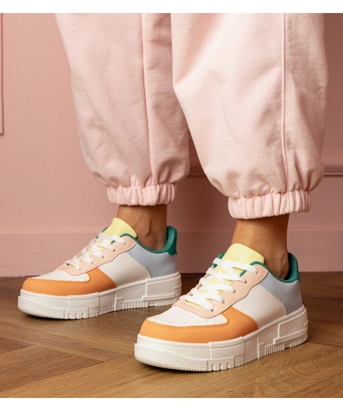Oranžinės spalvos Sneakers Stiliaus Sportinio stiliaus Ant platfotmie Luneta Oranžinės spalvos Sneakers Stiliaus Sportinio stiliaus Ant platfotmie Luneta