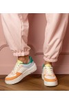 Oranžinės spalvos Sneakers Stiliaus Sportinio stiliaus Ant platfotmie Luneta Oranžinės spalvos Sneakers Stiliaus Sportinio stiliaus Ant platfotmie Luneta