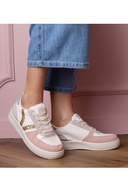 Įvairiaspalviai Sneakers Stiliaus Sportinio stiliaus papuošti Blizgučiais Blona