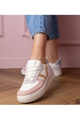 Įvairiaspalviai Sneakers Stiliaus Sportinio stiliaus papuošti Blizgučiais Blona