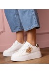 Balti Sneakers Stiliaus Su panterkowym dodatkiem Lerisol Balti Sneakers Stiliaus Su panterkowym dodatkiem Lerisol
