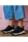 Juodi Sportinio stiliaus Sneakers Stiliaus Moteriški Wener