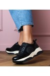 Juodi Sportinio stiliaus Sneakers Stiliaus Moteriški Wener