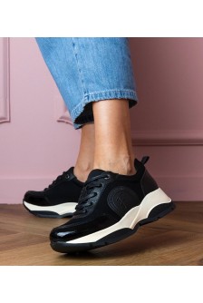 Juodi Sportinio stiliaus Sneakers Stiliaus Moteriški Wener