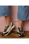 Pilkos Spalvos Sportinio stiliaus Sneakers Stiliaus Moteriški Wener