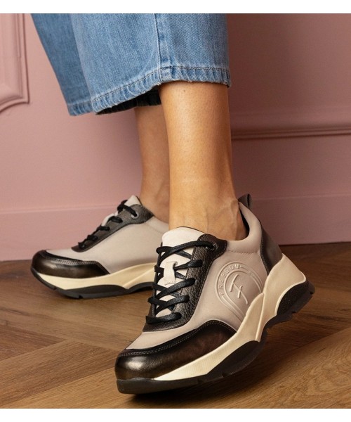 Pilkos Spalvos Sportinio stiliaus Sneakers Stiliaus Moteriški Wener
