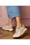 Smėlio spalvos moteriški sportiniai bateliai Wener