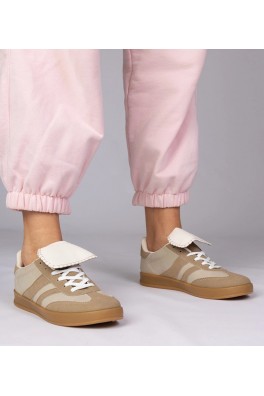 Smėlio Spalvos Sneakers Stiliaus Sportinio stiliaus Moteriški Sportinio stiliaus Lukka