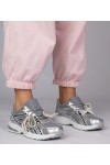 Sidabriniai Sneakers Stiliaus Su odpinanymi ozdobami Lekrus Sidabriniai Sneakers Stiliaus Su odpinanymi ozdobami Lekrus