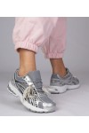 Sidabriniai Sneakers Stiliaus Su odpinanymi ozdobami Lekrus