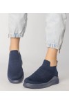 Mėlynos Spalvos Sneakers Stiliaus Kojine įsimaunami Merinsa