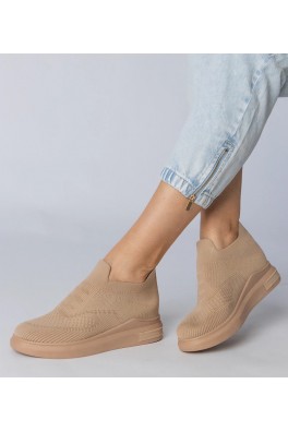 Rudos Spalvos Sneakers Stiliaus Kojine įsimaunami Merinsa