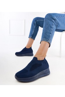 Mėlynos Spalvos Sneakers Stiliaus materialowe įsimaunami Romaro