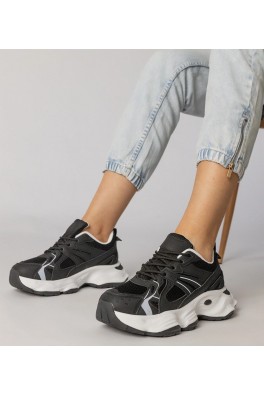 Juodi Sneakers Stiliaus Sportinio stiliaus Ant Masyvaus Pado Klarris