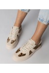 Smėlio Spalvos-panterkowe Sneakers Stiliaus Moteriški Toris