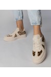 Smėlio Spalvos-panterkowe Sneakers Stiliaus Moteriški Toris