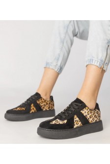 Juodi-panterkowe Sneakers Stiliaus Moteriški Toris