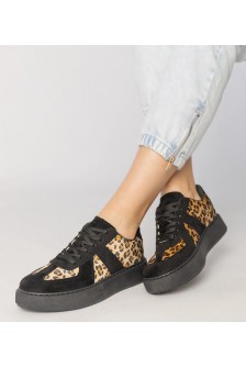 Juodi-panterkowe Sneakers Stiliaus Moteriški Toris