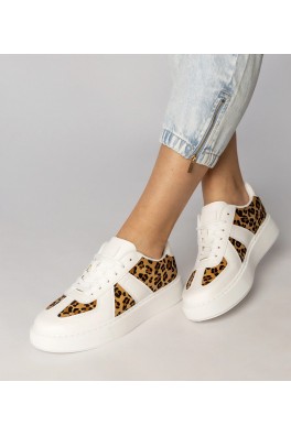 Balti-panterkowe Sneakers Stiliaus Moteriški Toris